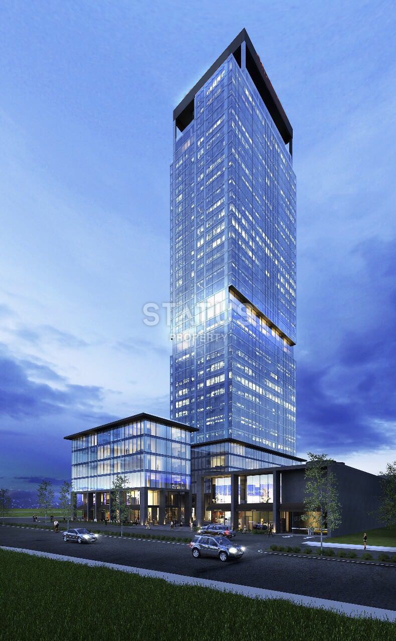 Апартаменты 2+1 и офисные помещения в элитном комплексе отельного типа с гарантией аренды. Бахчешехир, Стамбул фото 11