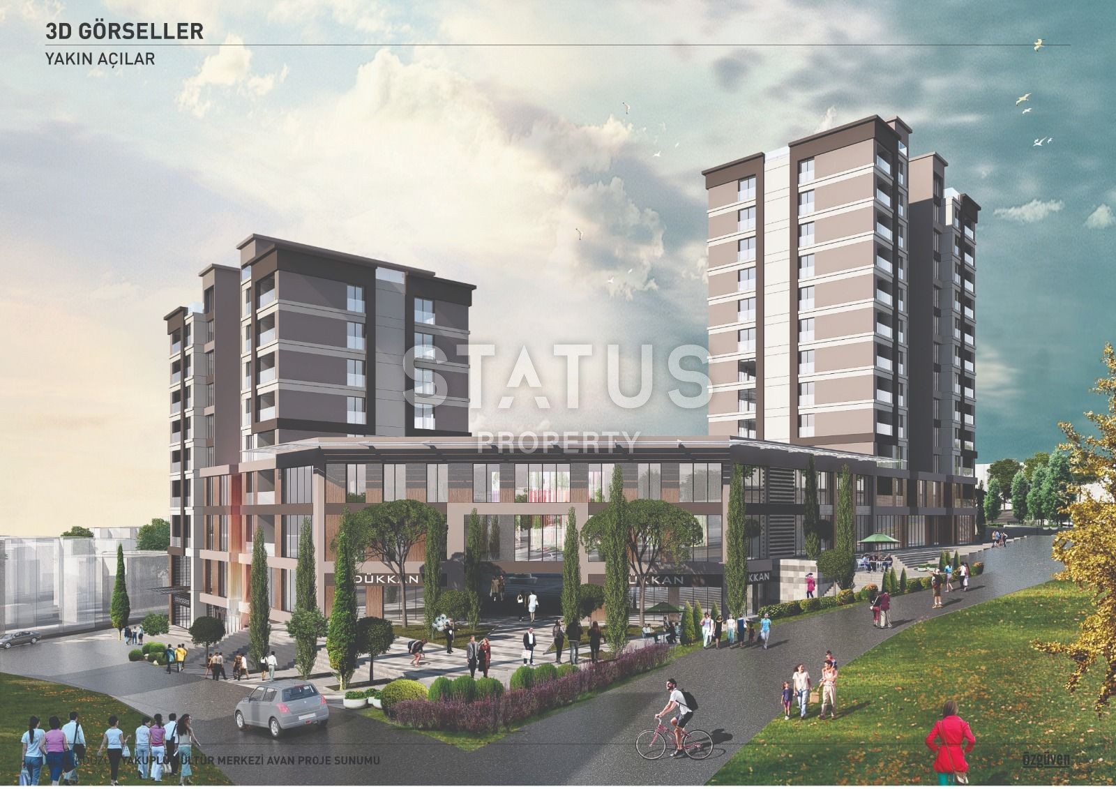 Апартаменты 1+1, 2+1, 3+1 в новом бутик-комплексе. Отличные цены. Бейликдюзу, Стамбул фото 3