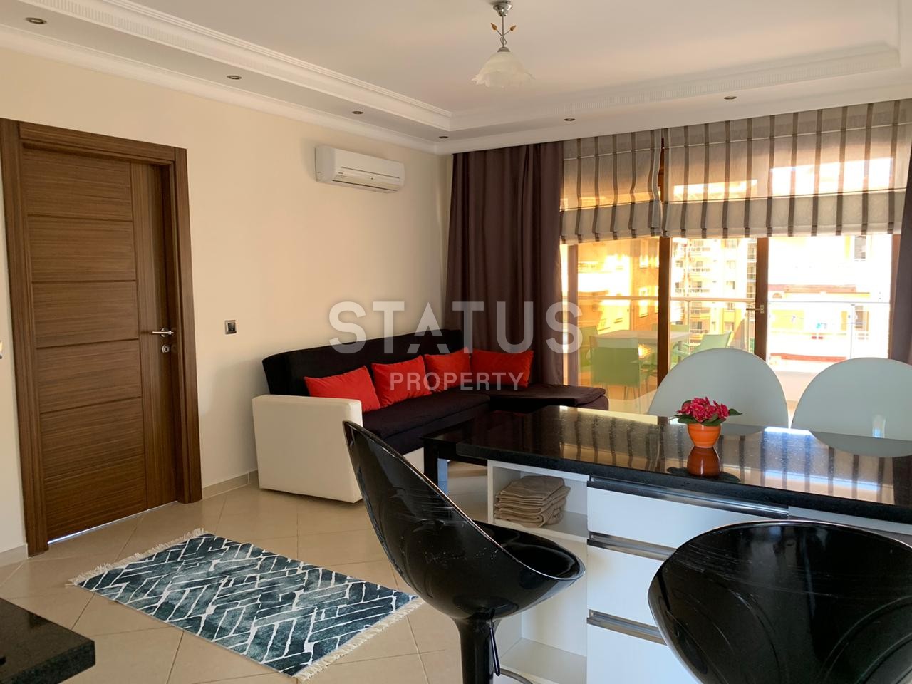 Two apartments 1+1 with sea views in a complex on the first line in Oba, 60 m2 фото 11