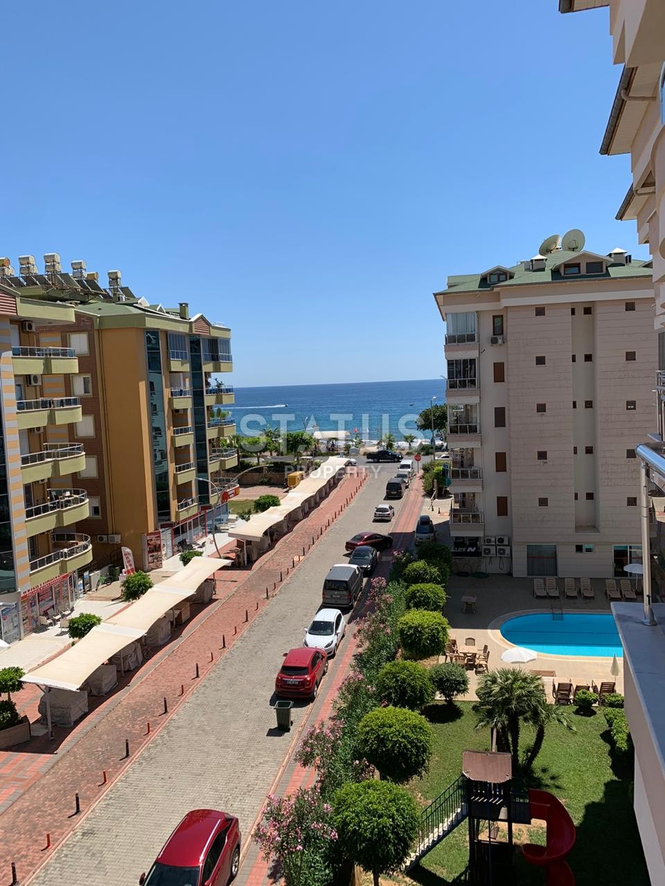 Two apartments 1+1 with sea views in a complex on the first line in Oba, 60 m2 фото 12