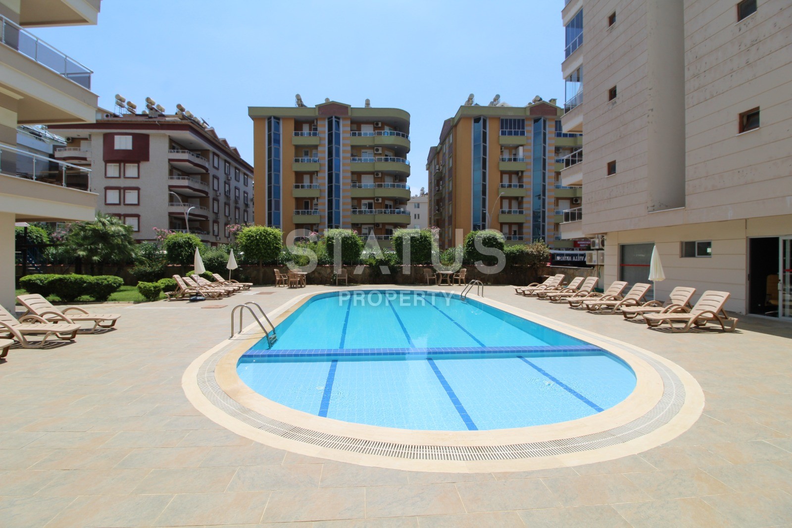 Two apartments 1+1 with sea views in a complex on the first line in Oba, 60 m2 фото 17