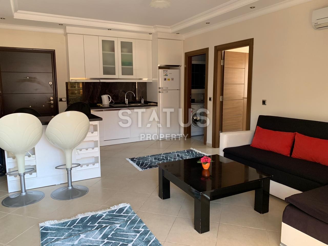 Two apartments 1+1 with sea views in a complex on the first line in Oba, 60 m2 фото 21