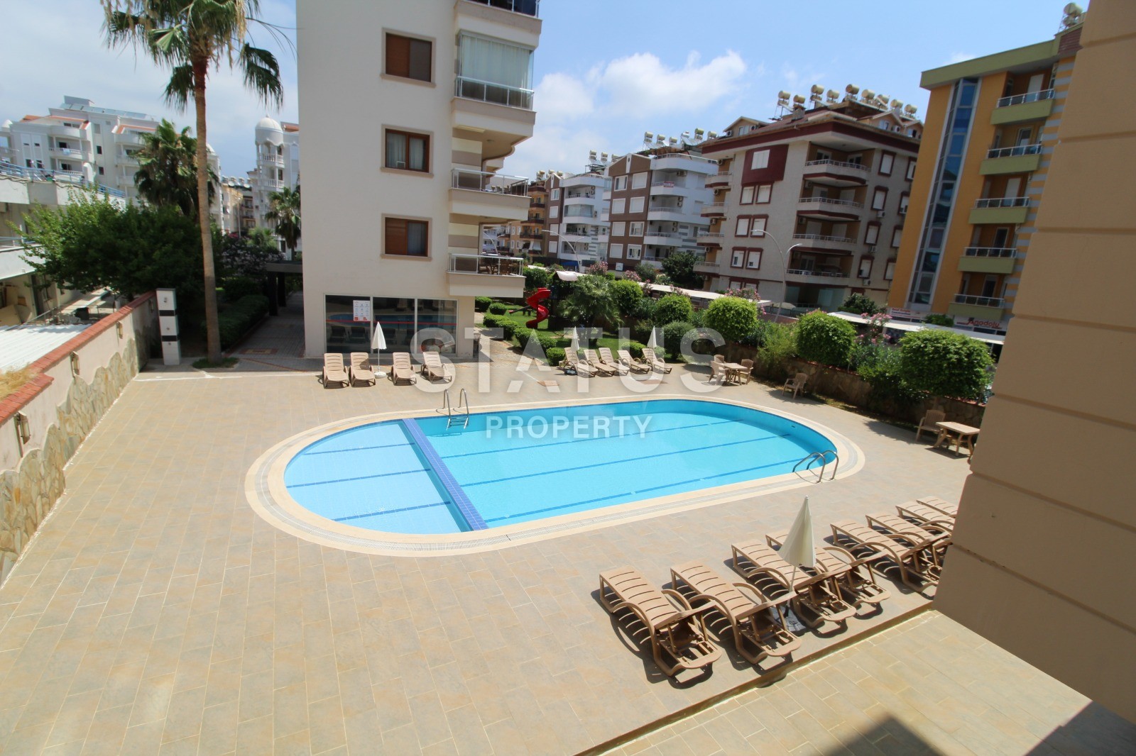Two apartments 1+1 with sea views in a complex on the first line in Oba, 60 m2 фото 43