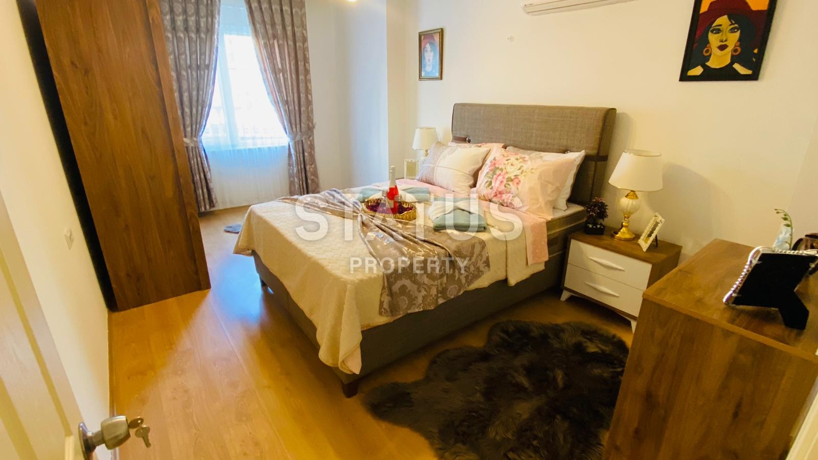 Furnished three-room apartment with sea view, 125 m2 фото 6