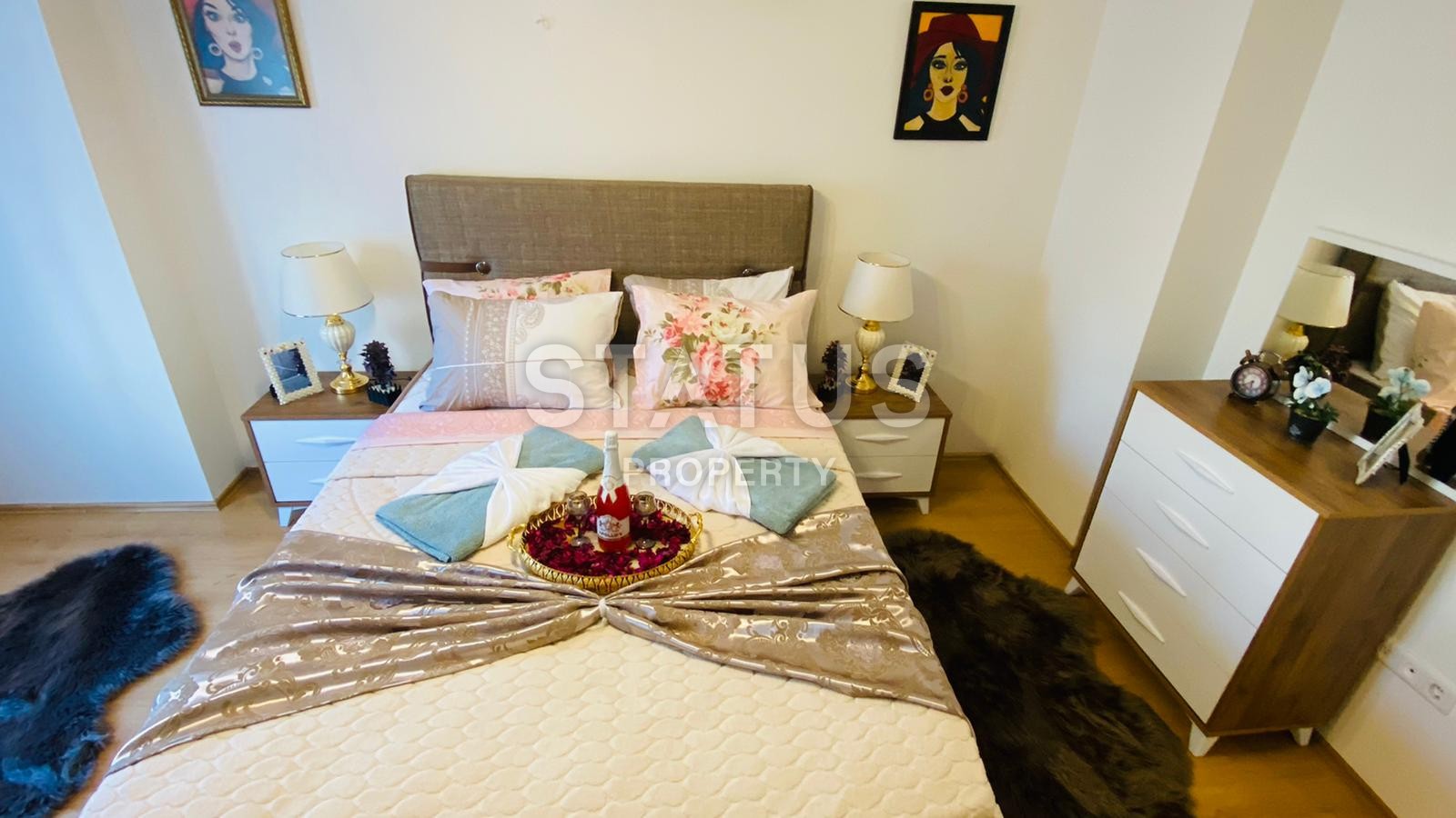 Furnished three-room apartment with sea view, 125 m2 фото 11