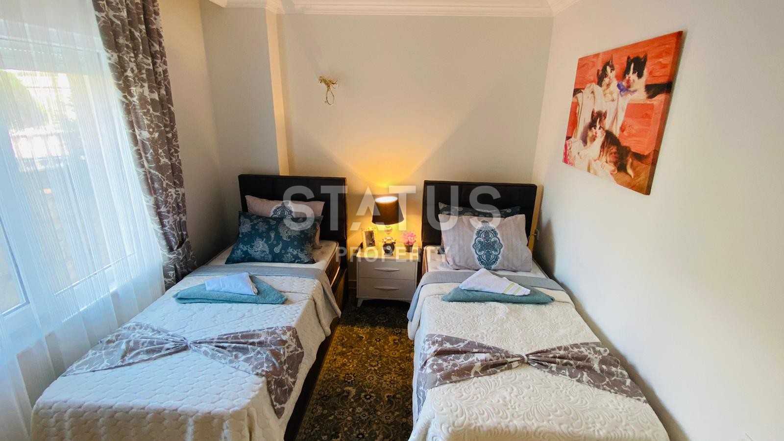 Furnished three-room apartment with sea view, 125 m2 фото 14