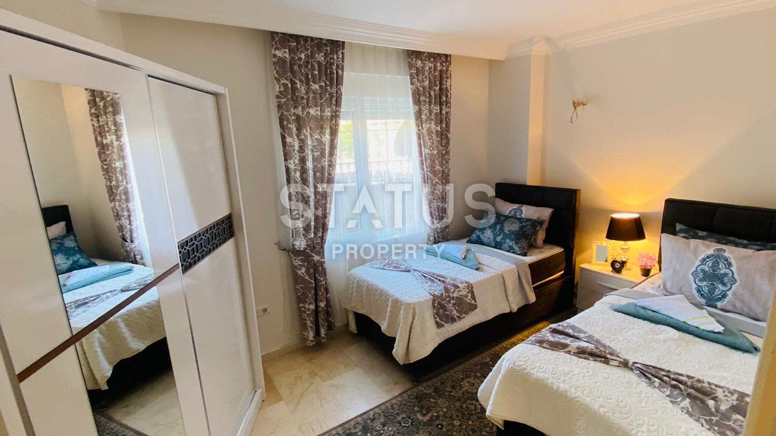 Furnished three-room apartment with sea view, 125 m2 фото 15