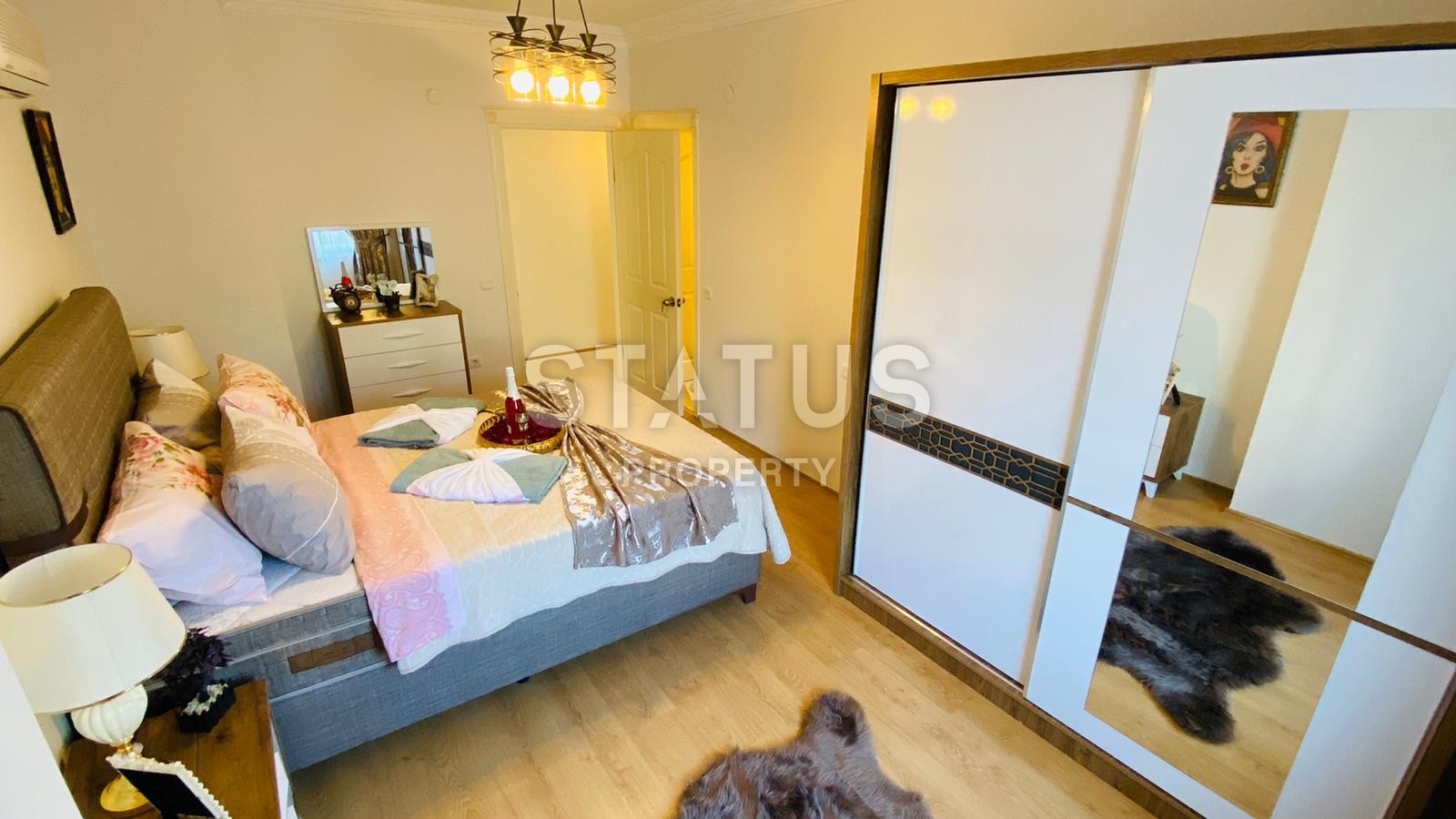 Furnished three-room apartment with sea view, 125 m2 фото 16