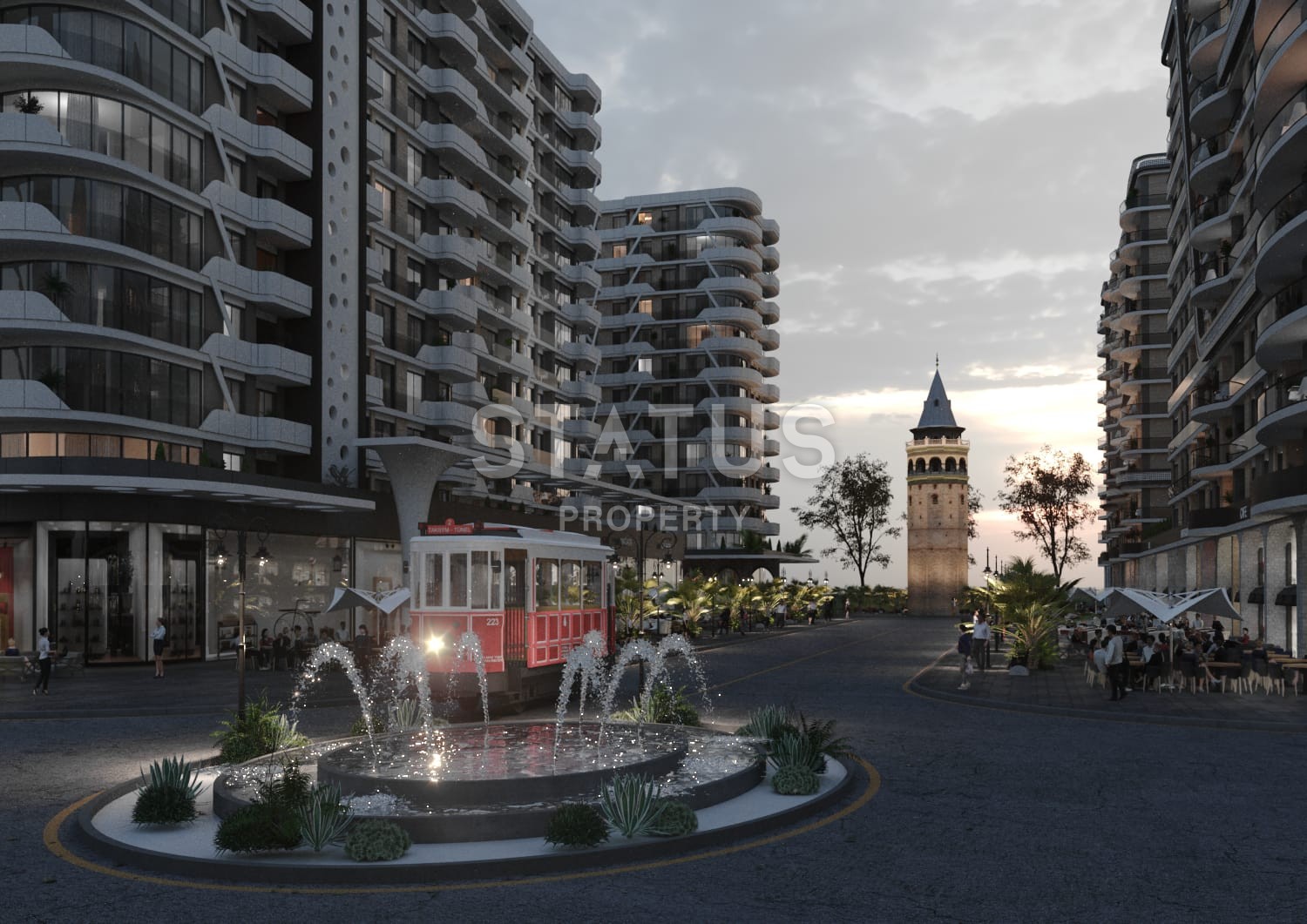 1+1 and 2+1 apartments and commercial premises in an exclusive complex with Taksim street. Beylikduzu, Istanbul. фото 4