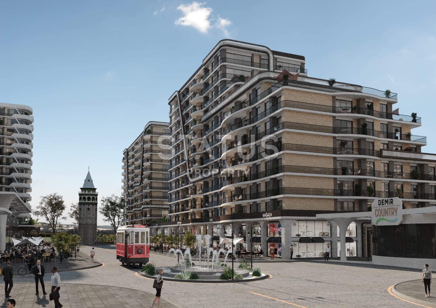 1+1 and 2+1 apartments and commercial premises in an exclusive complex with Taksim street. Beylikduzu, Istanbul. фото 7