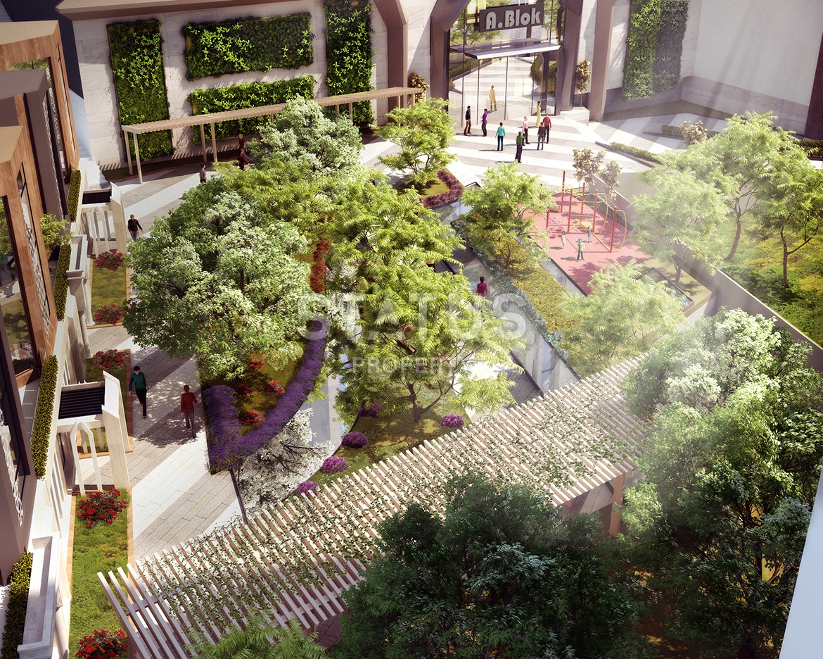 Апартаменты от 70 до 176 м2 в элитном комплексе в Эсенъюрт, Стамбул. фото 4