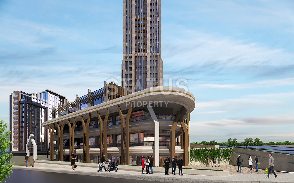 Апартаменты от 70 до 176 м2 в элитном комплексе в Эсенъюрт, Стамбул. фото 5