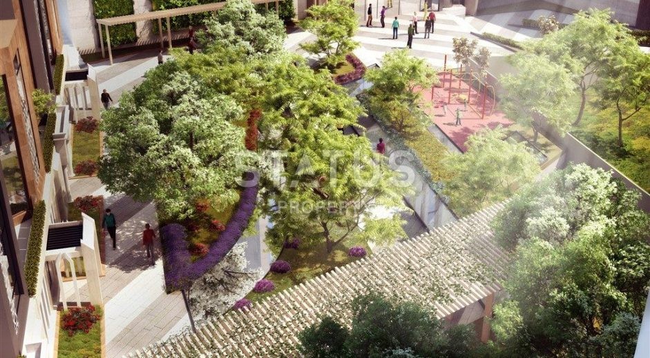 Апартаменты от 70 до 176 м2 в элитном комплексе в Эсенъюрт, Стамбул. фото 7