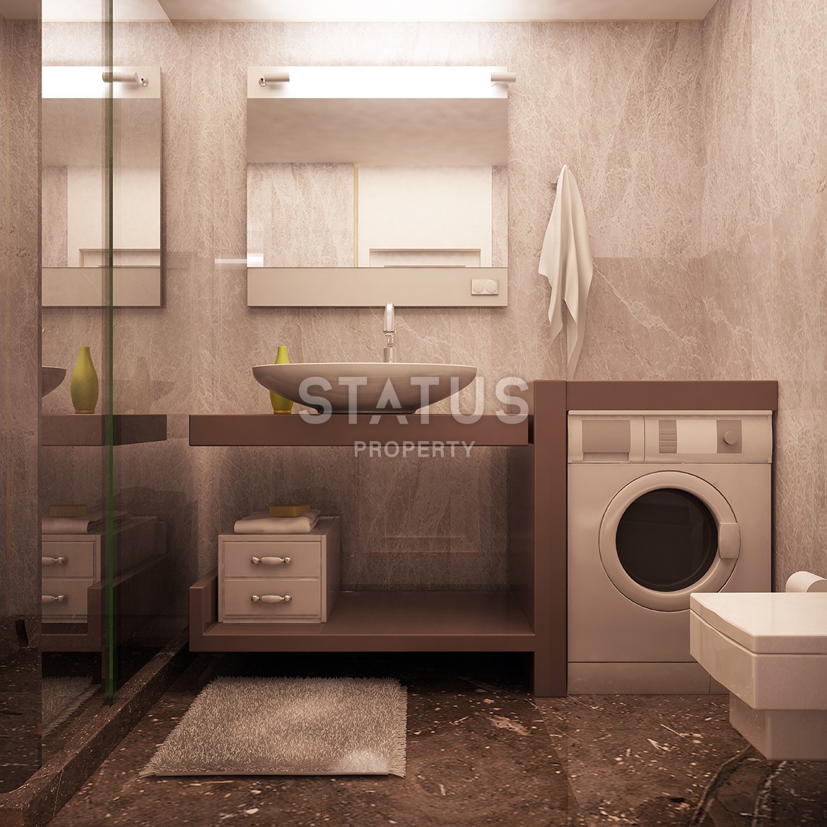 Апартаменты от 70 до 176 м2 в элитном комплексе в Эсенъюрт, Стамбул. фото 27