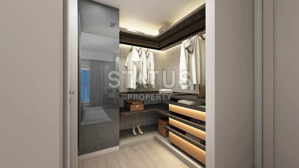 Новый инвестиционный комплекс с разными планировками апартаментов в популярном районе Бахчешехир, Стамбул. фото 14