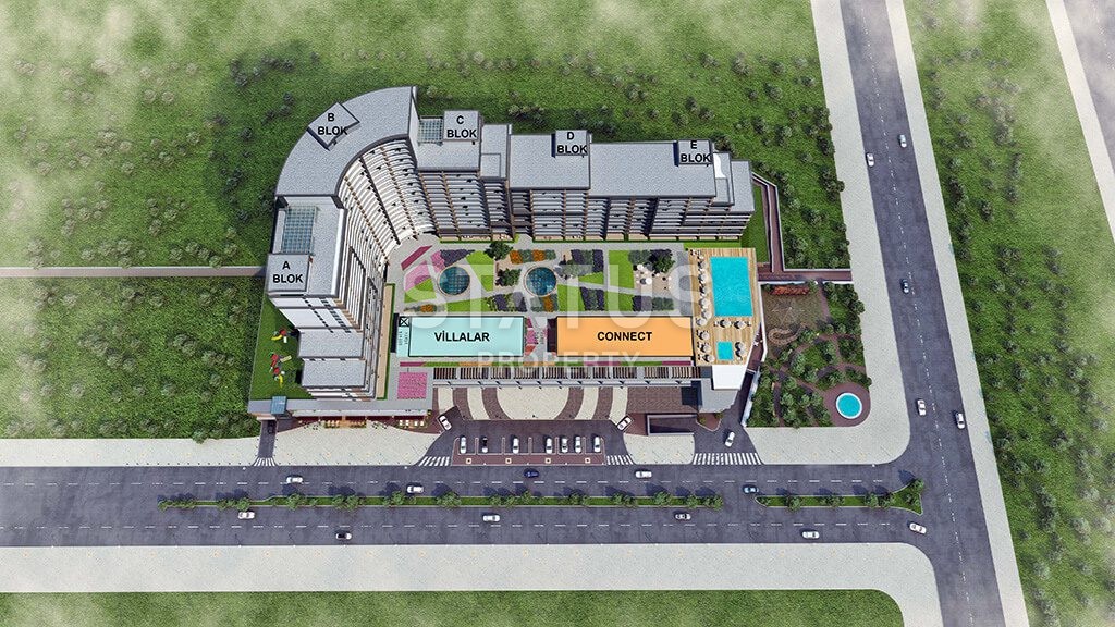 Новый инвестиционный комплекс с разными планировками апартаментов в популярном районе Бахчешехир, Стамбул. фото 15