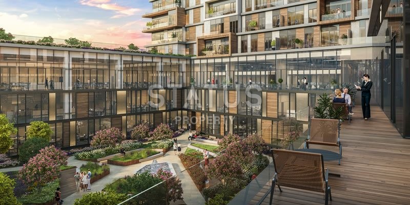 Апартаменты от 72 до 242 м2 в роскошном современном комплексе в центральном районе Шишли, Стамбул. фото 4