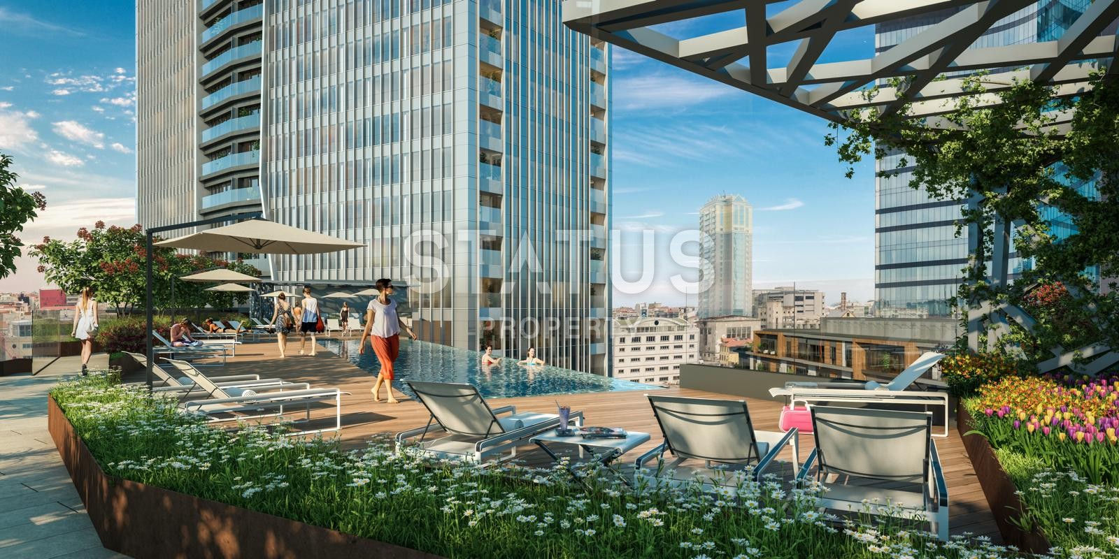 Апартаменты от 72 до 242 м2 в роскошном современном комплексе в центральном районе Шишли, Стамбул. фото 16