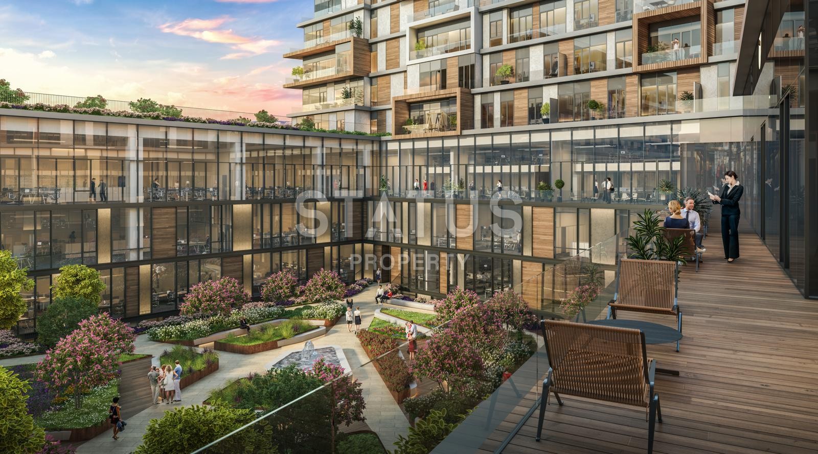 Апартаменты от 72 до 242 м2 в роскошном современном комплексе в центральном районе Шишли, Стамбул. фото 17