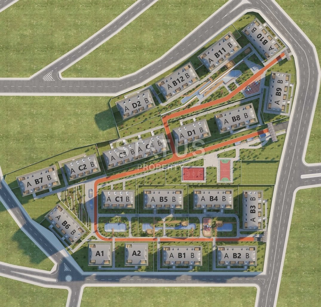 Новый жилой проект с крупнометражными апартаментами и видом на море в Бейликдюзю недалеко от Западной Марины. фото 8