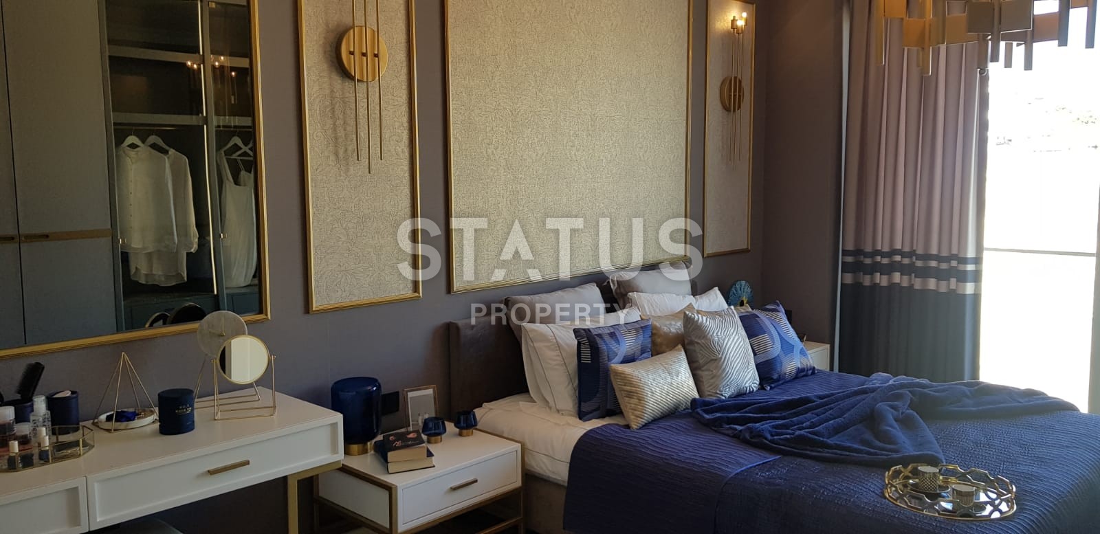 Новый жилой проект с крупнометражными апартаментами и видом на море в Бейликдюзю недалеко от Западной Марины. фото 10