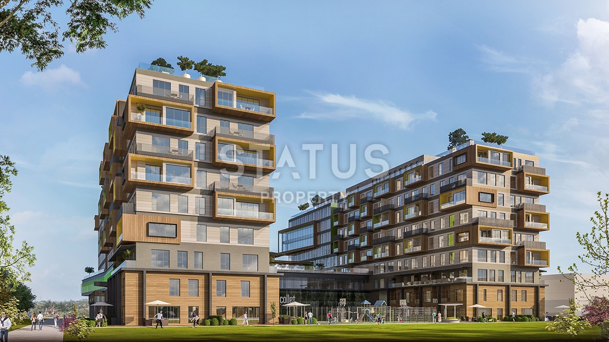 Comfortable project with rich infrastructure and good location in Avcilar, Istanbul. фото 5