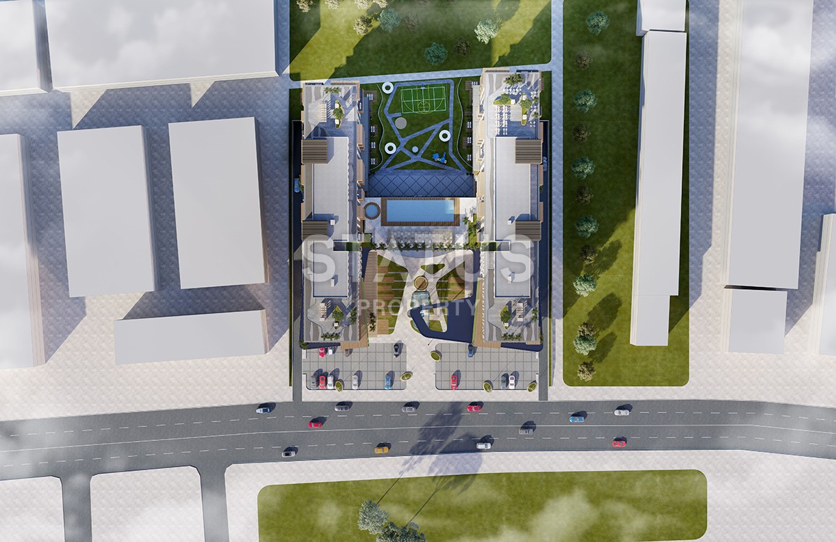 Comfortable project with rich infrastructure and good location in Avcilar, Istanbul. фото 11