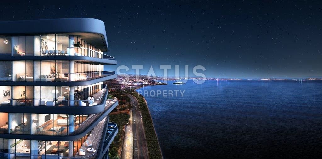 Luxurious complex with different layouts of apartments from 70 to 361 m2 with sea views in Zeytinburnu, Istanbul. фото 3