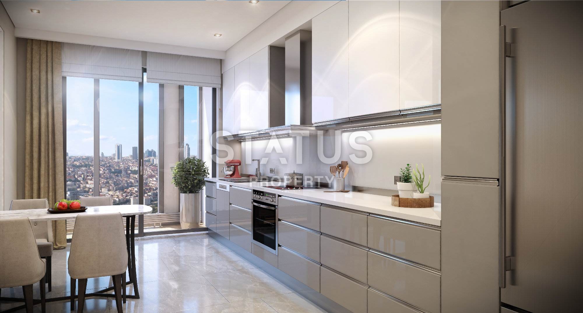 Апартаменты и офисы – проект международного архитектора от 56 до 369 м2 в привилегированном районе Маслак, Стамбул. фото 8