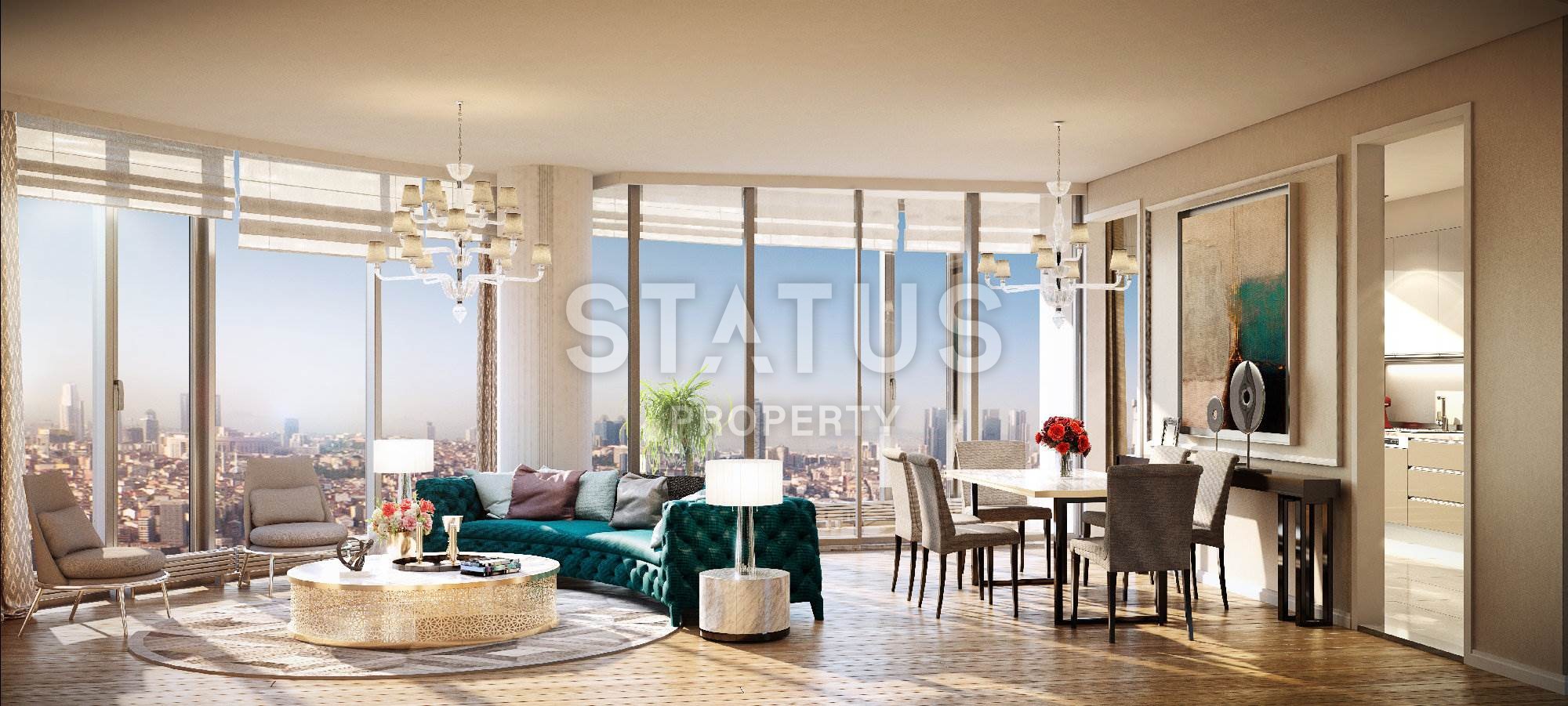 Апартаменты и офисы – проект международного архитектора от 56 до 369 м2 в привилегированном районе Маслак, Стамбул. фото 9