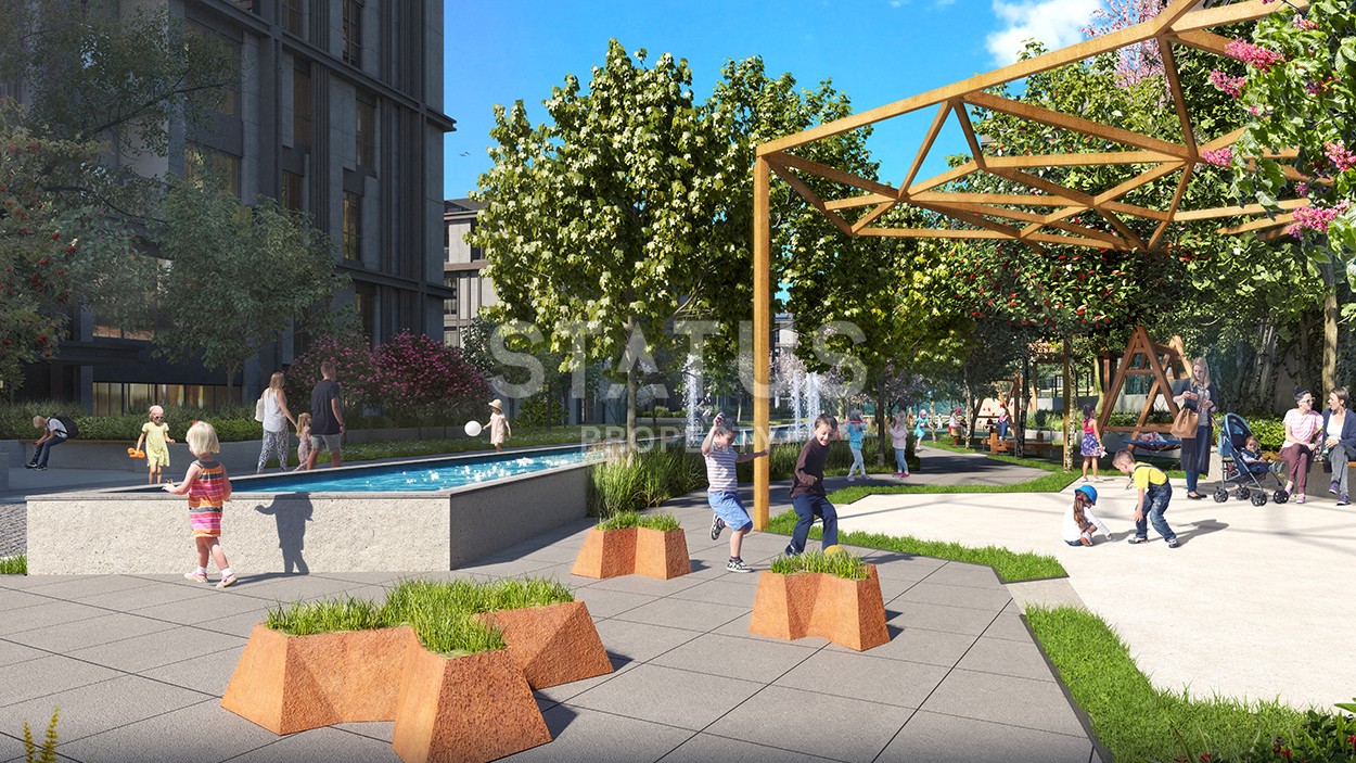 Luxurious apartments 1+1. 2+1, 3+1, 4+1 and commercial premises near the Bosphorus in Sariyer, Istanbul. фото 3