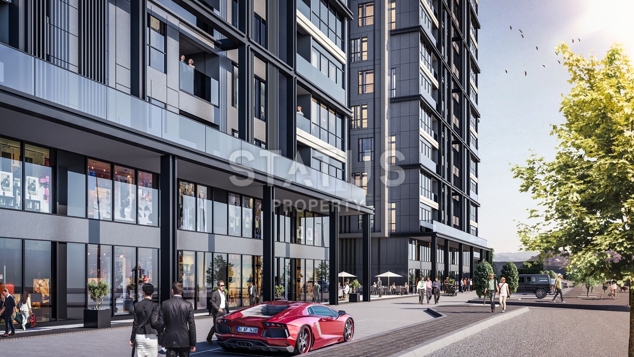 Luxurious apartments 1+1. 2+1, 3+1, 4+1 and commercial premises near the Bosphorus in Sariyer, Istanbul. фото 11