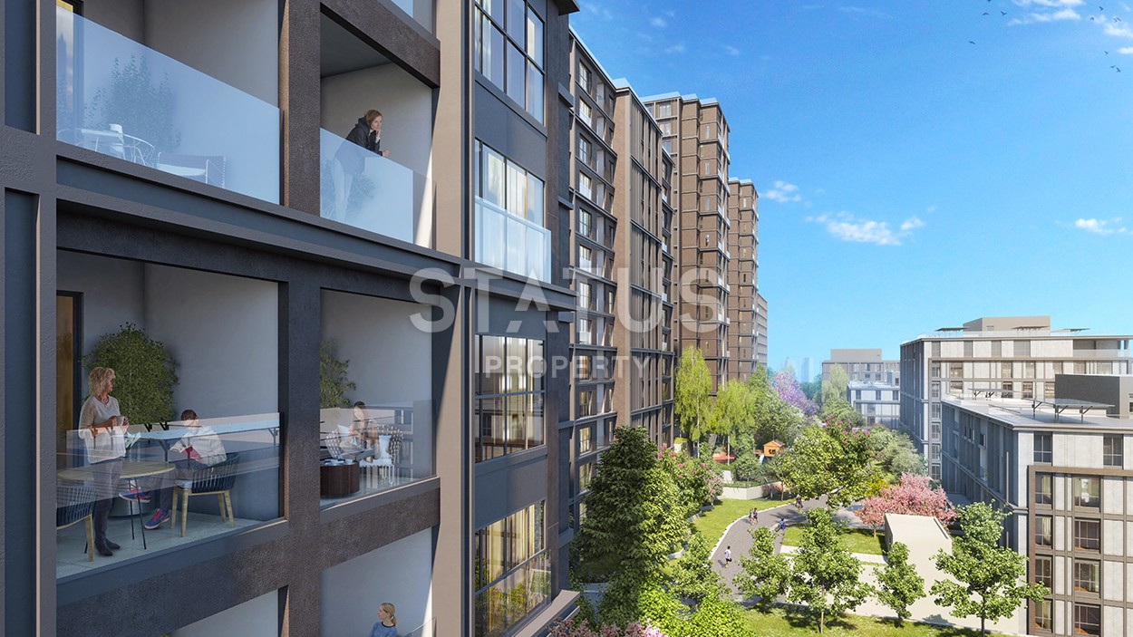 Luxurious apartments 1+1. 2+1, 3+1, 4+1 and commercial premises near the Bosphorus in Sariyer, Istanbul. фото 12