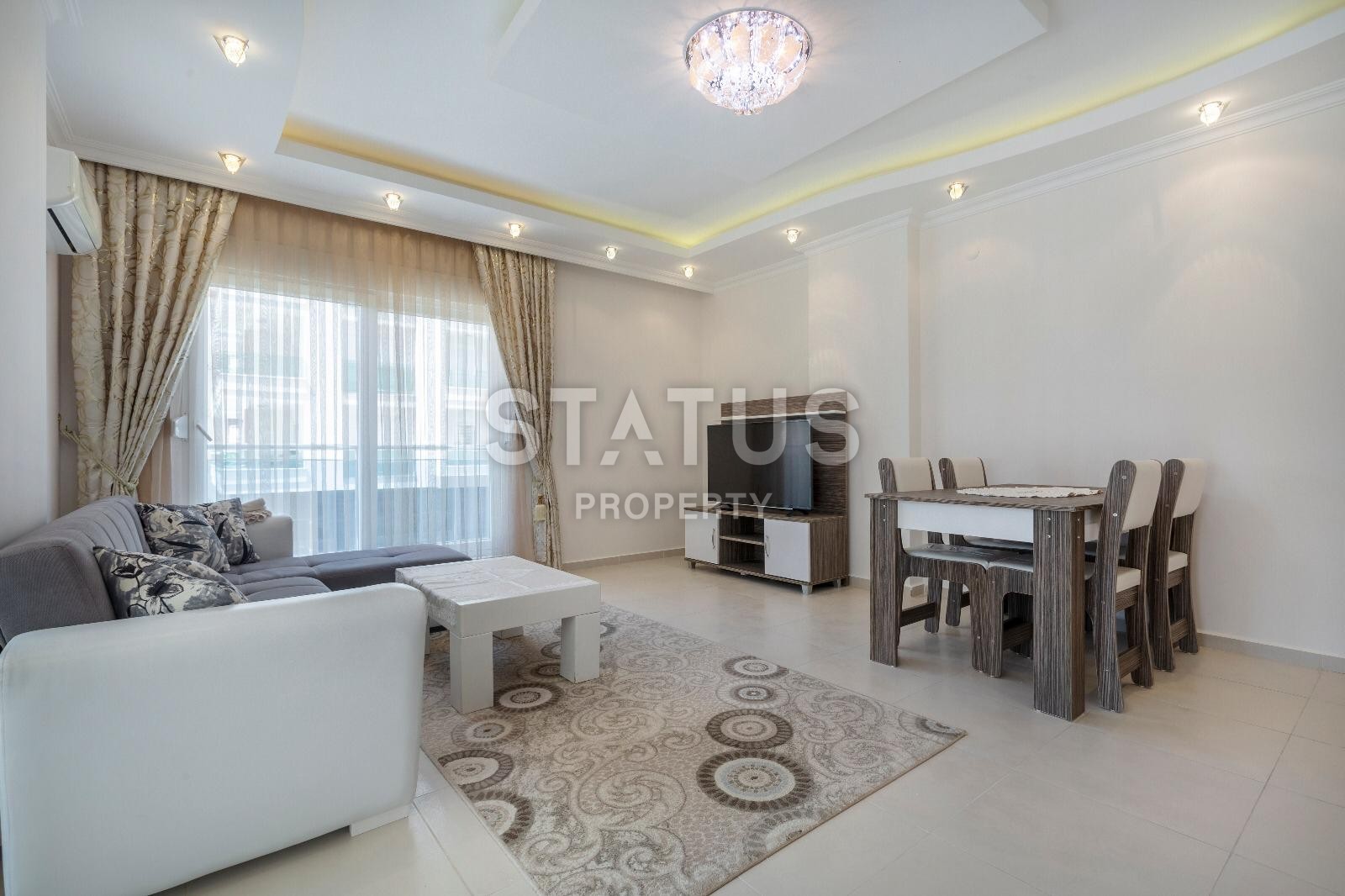 Супер квартира в центре района Махмутлар! Мебель и техника в наличии! Высокий этаж! 65 кв.м. фото 2