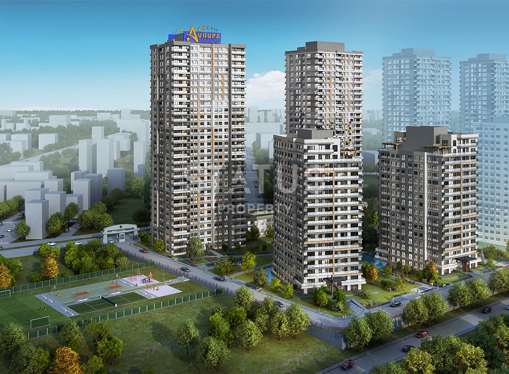 Complex for investment and living, apartments from 1+1 to 4+1 in Umraniye, Istanbul. фото 3