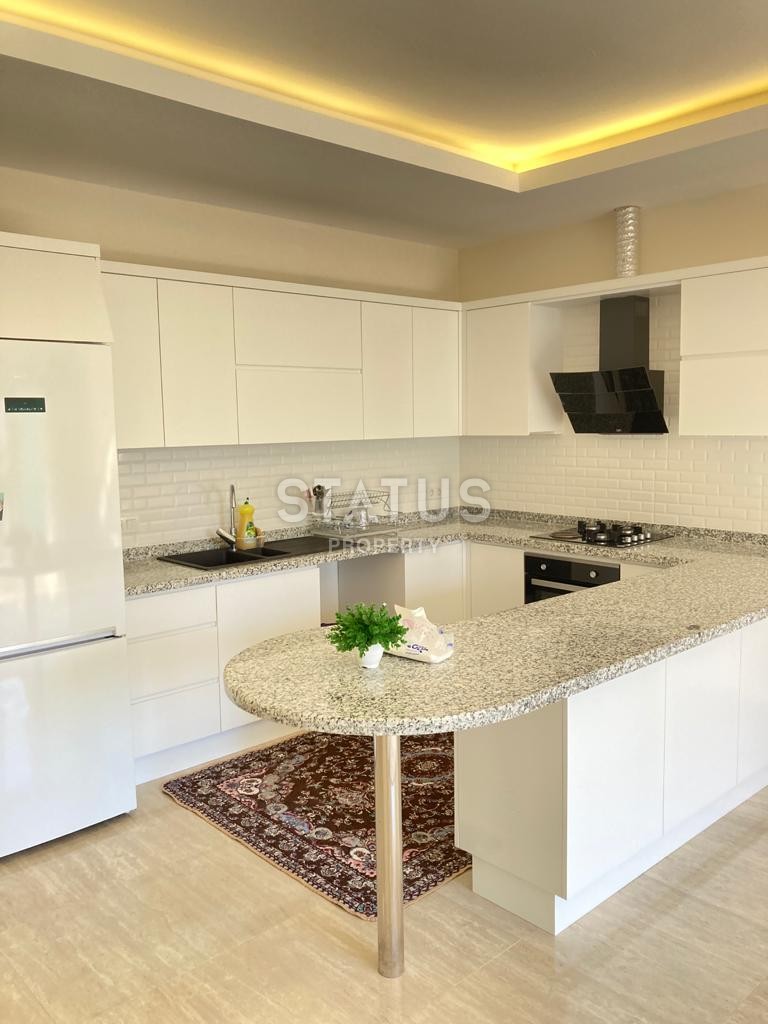 Furnished 1+1 layout apartment, 80 m2 in a complex with full infrastructure in Oba, Alanya фото 7