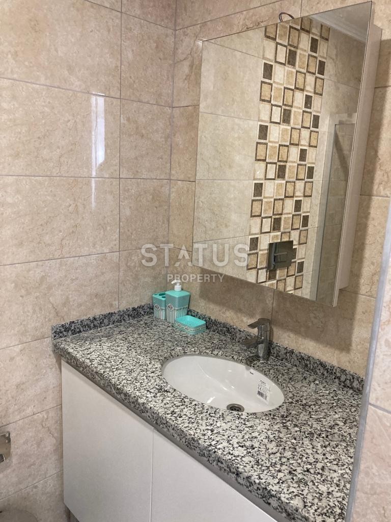 Furnished 1+1 layout apartment, 80 m2 in a complex with full infrastructure in Oba, Alanya фото 10