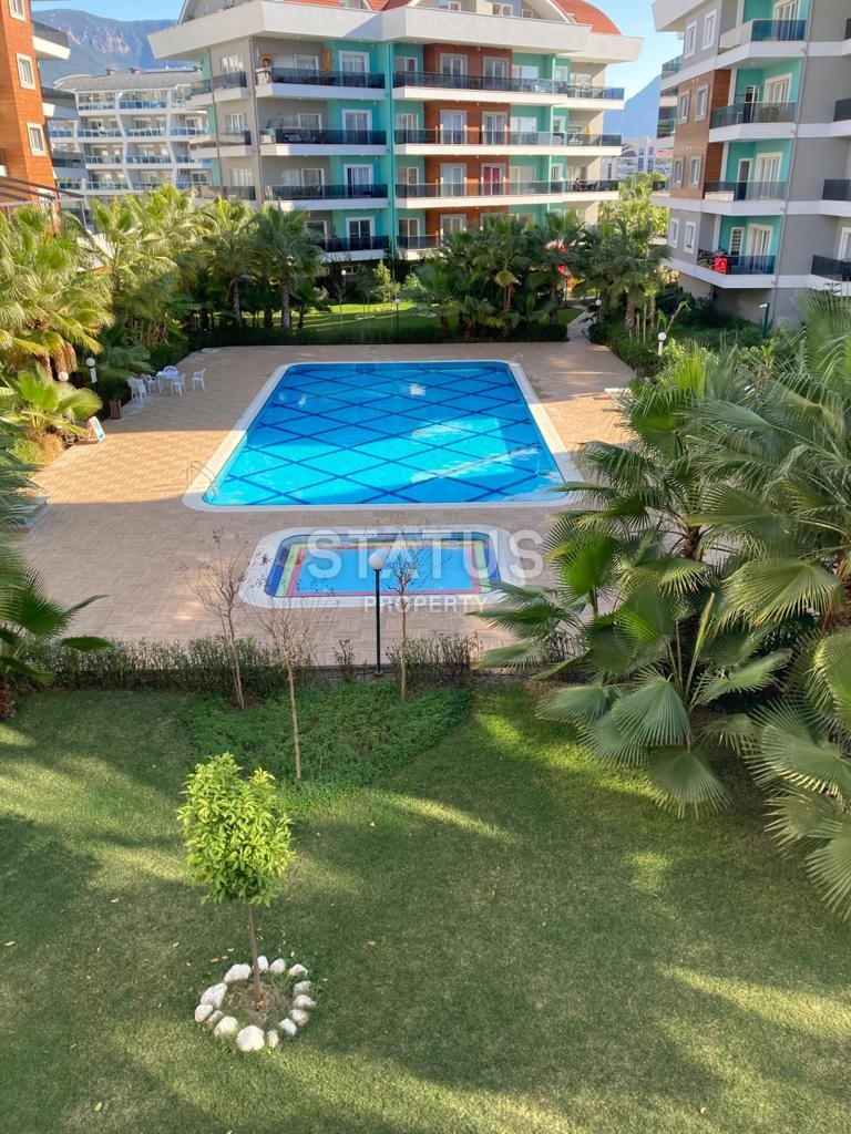 Furnished 1+1 layout apartment, 80 m2 in a complex with full infrastructure in Oba, Alanya фото 14