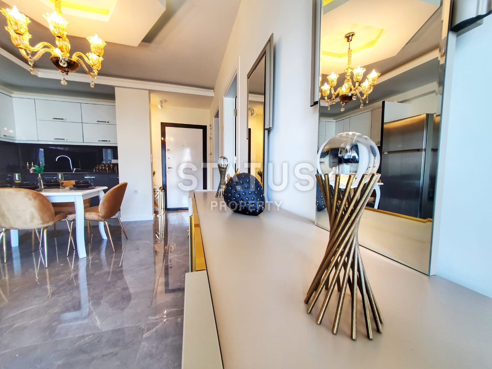 Двухкомнатная квартира с новой мебелью с видом на горы, 60 м2 фото 7