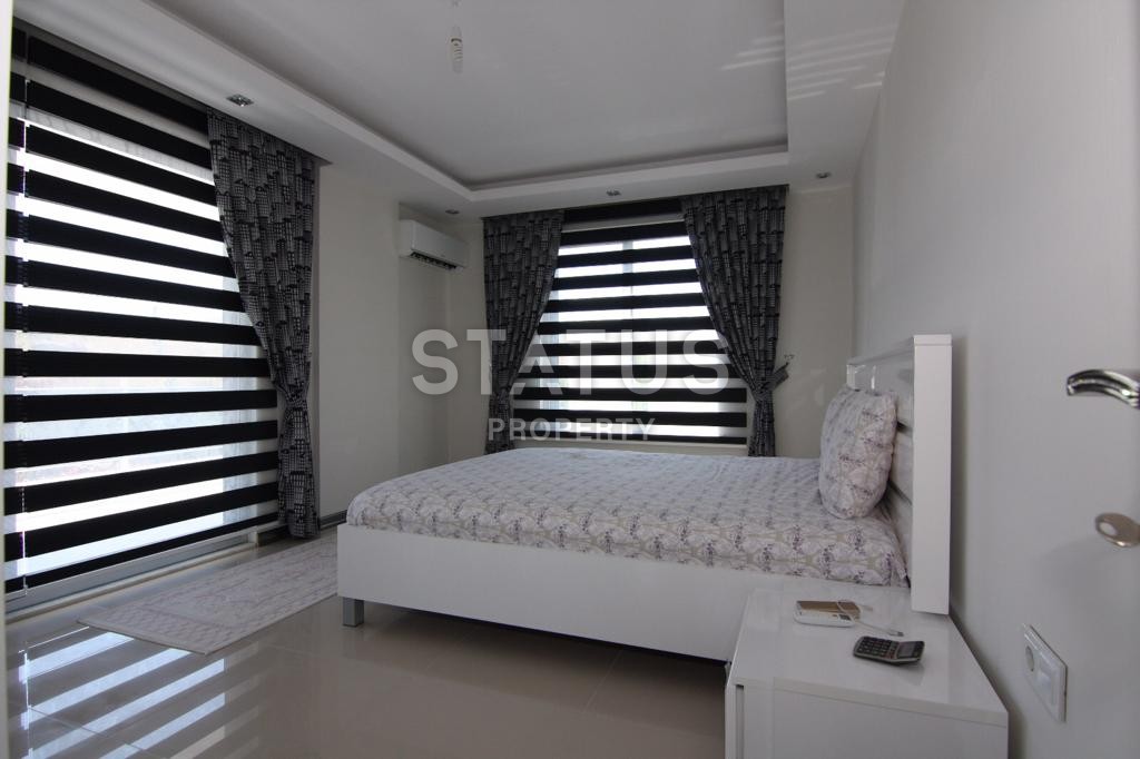 Меблированный садовый дуплекс 2+1, 140 м2 с видом на море. Кестель, Алания. фото 18