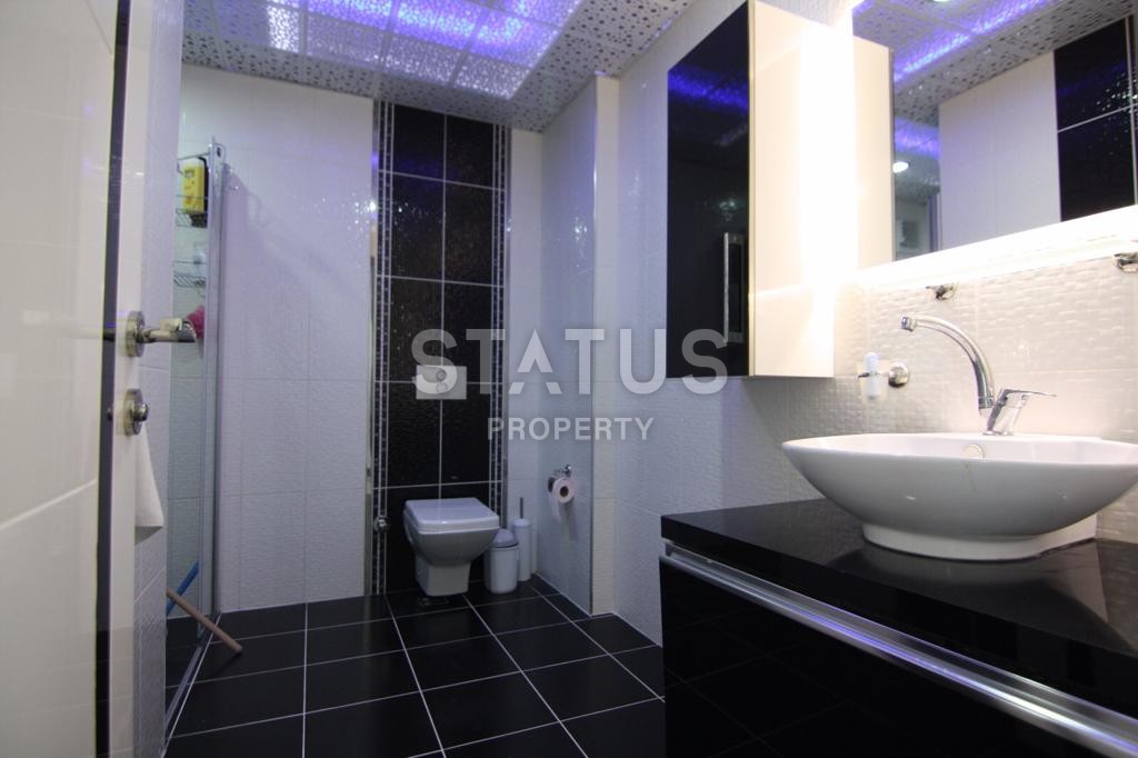 Меблированный садовый дуплекс 2+1, 140 м2 с видом на море. Кестель, Алания. фото 20