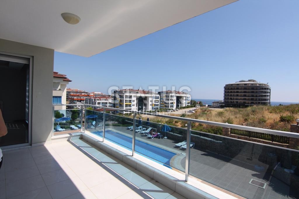 Меблированный садовый дуплекс 2+1, 140 м2 с видом на море. Кестель, Алания. фото 23