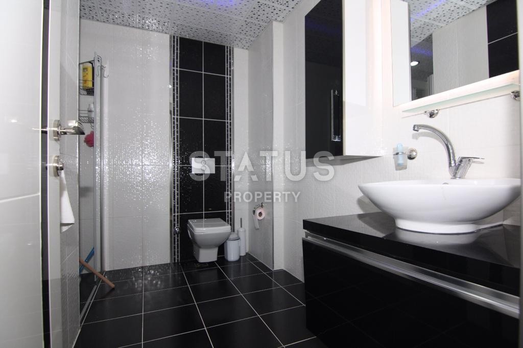 Меблированный садовый дуплекс 2+1, 140 м2 с видом на море. Кестель, Алания. фото 25