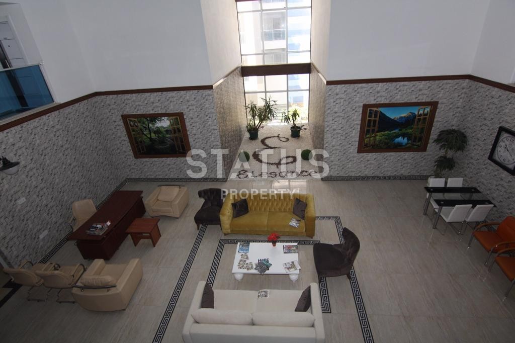 Меблированный садовый дуплекс 2+1, 140 м2 с видом на море. Кестель, Алания. фото 26