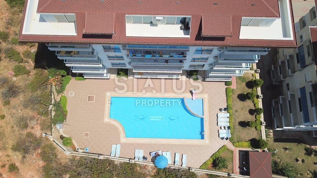 Меблированный садовый дуплекс 2+1, 140 м2 с видом на море. Кестель, Алания. фото 27