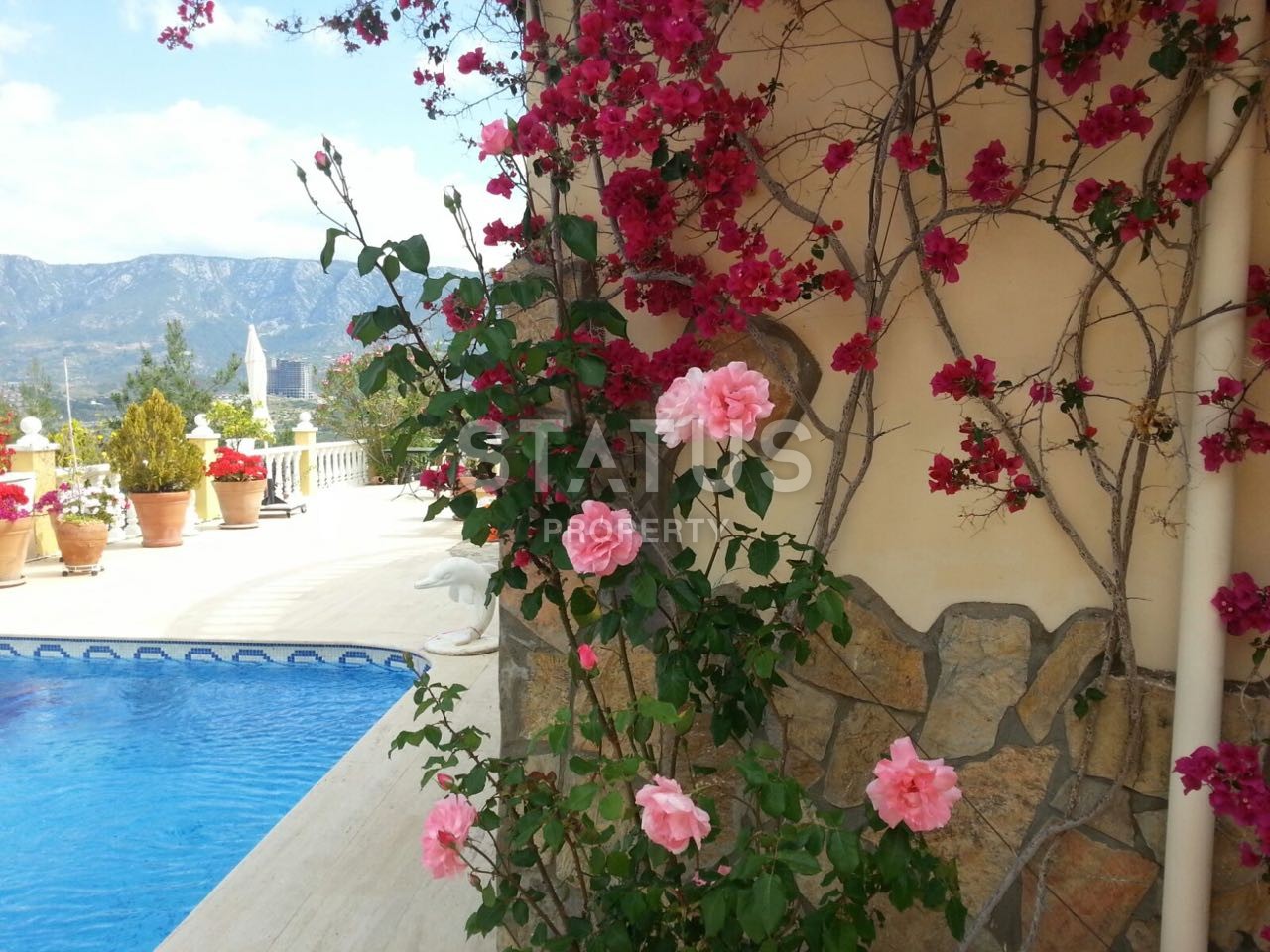 Уютная вилла 3+1 с собственным бассейном с шикарными видами на море и горы, 220 м2 фото 11
