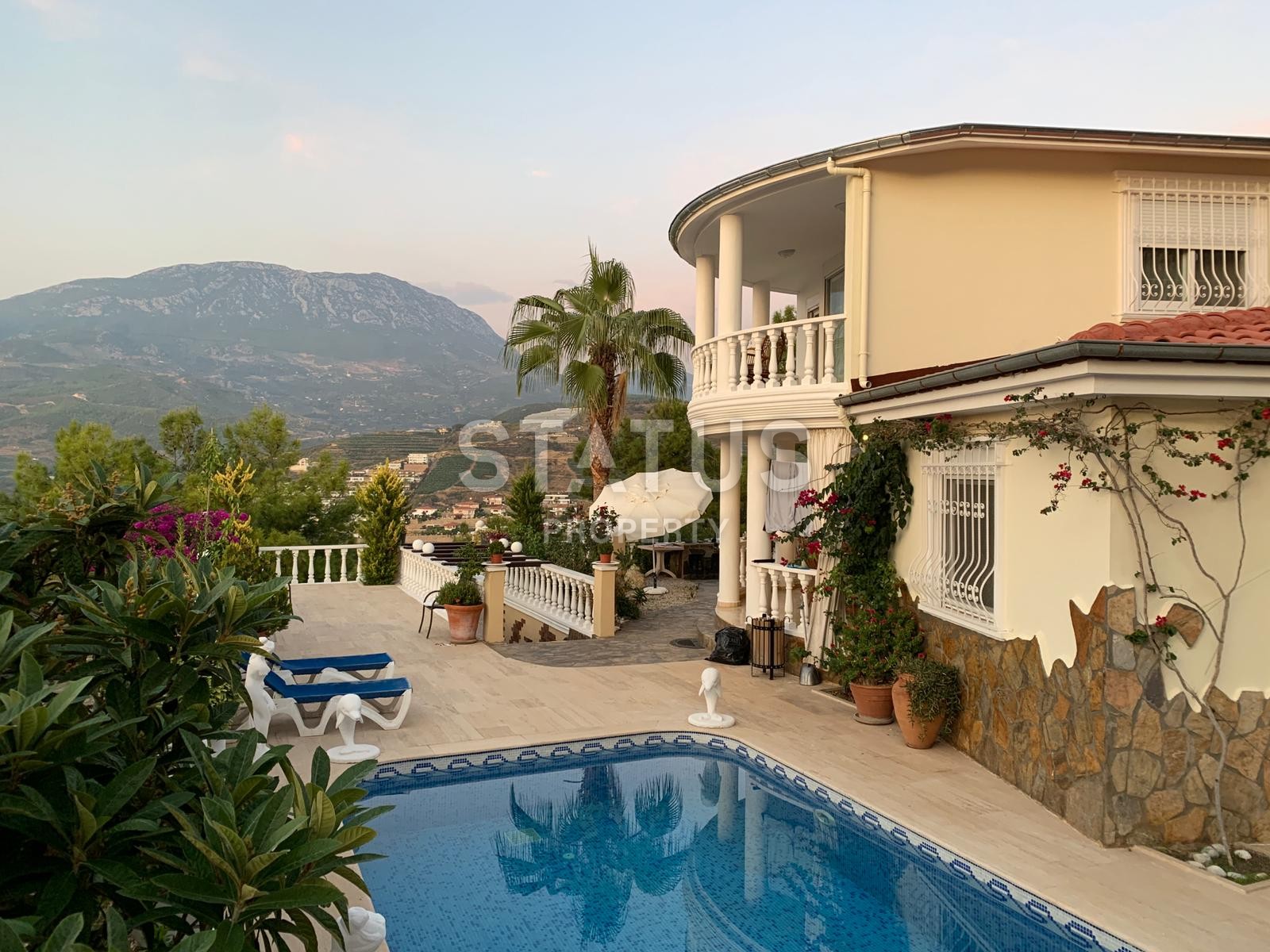 Уютная вилла 3+1 с собственным бассейном с шикарными видами на море и горы, 220 м2 фото 17