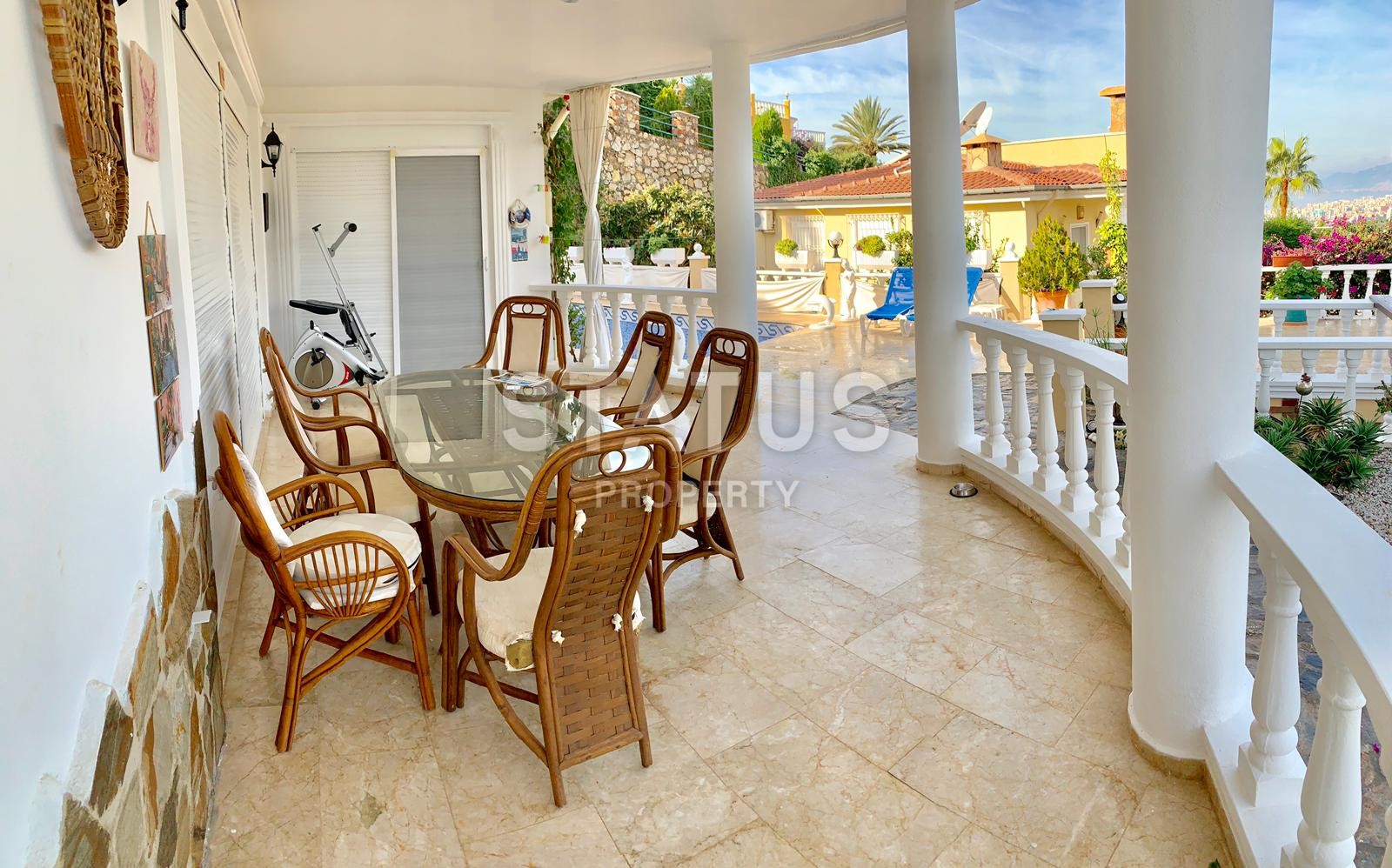 Уютная вилла 3+1 с собственным бассейном с шикарными видами на море и горы, 220 м2 фото 18