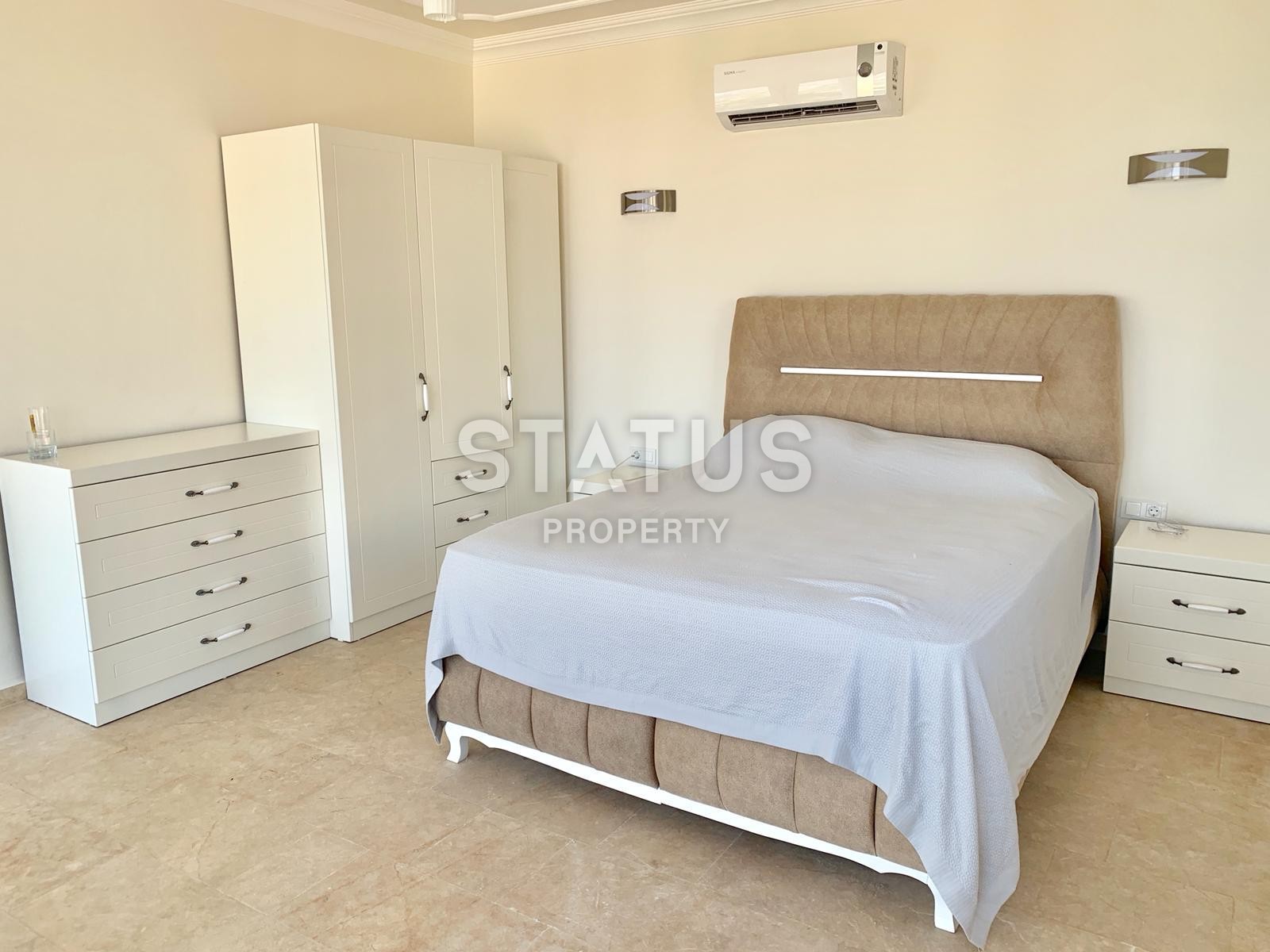 Уютная вилла 3+1 с собственным бассейном с шикарными видами на море и горы, 220 м2 фото 21