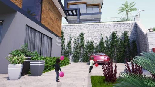 Новый проект Вилл 3+1 и 4+1 с собственными участками и панорамным видом на море. Бекташ, Алания. фото 4